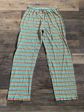 Victorias Secret Y2K Preppy rainbow wide leg pajama pants